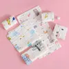 Toalla para Niños Algodón de Alta Densidad Seis Capas Absorbente Regalo para Guardería de Bebé Toalla de Gasa para Baño Facial de Recién Nacido