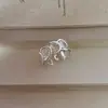 Anéis Finos de Empilhar Círculo Doce Versátil Elegante para Mulheres Design de Nicho Moda Elegante Anéis Abertos Anéis para Dedo Indicador Tendência