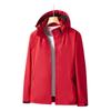 Chamarra de una sola capa 6266 para mujer con capucha, Chaqueta versátil casual para montañismo para hombre, Estilo a juego para parejas, Resistente a las manchas, Cortavientos, Manga larga