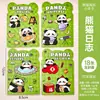 Mini cuaderno de dibujos animados, diseño de animal lindo, bloc de notas, agenda para estudiantes, páginas coloridas, cuaderno de bolsillo portátil, en stock