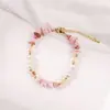 Colgante de Pintura al Óleo Serie Jardín de Monet Concha Cristal Perla de Agua Dulce Natural Collar Pulsera Colgante Barroco