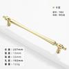 Manijas de bronce para puertas de gabinetes, estilo chino, nuevas y sólidas, para cajones de armarios retro, estilo europeo antiguo, manijas pequeñas para muebles simples.