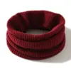 Bufanda de Cachemira Otoño e Invierno para Hombres y Mujeres, Bufanda de Lana Cálida y Engrosada, Cuello Falso, Protector de Cuello para Columna Cervical, Bufanda de Punto para Jersey