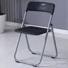 Atacado de Cadeiras Simples Multifuncionais de Plástico para Lazer Dobráveis para Escritório Treinamento com Encosto Branco para Exterior