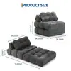 Sofá Plegable de Amazon Transfronterizo Silla Plegable para Sala de Estar Individual Plegable por Compresión Sofá Plegable
