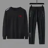 Traje Deportivo para Hombre 2023 Otoño Nuevo Marca Trendy Sudadera Guapa con Ropa Deportiva Casual Engrosada para Jóvenes y Personas de Mediana Edad