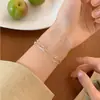 2026 Nuevo Modelo Nuevo Estilo Chino Plata S925 Simple y Elegante Fresco Dulce Diseño de Nicho Ins Pulsera Joyería