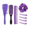 Peine de Peluquería, Peine de Nueve Filas para Estilista de Salón, Peine Masajeador, Cojín de Aire, Peine para Cabello Liso, Set de Herramientas de Pinzas para el Cabello