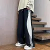 Pantalones Deportivos de Chándal Americanos para Jóvenes de Primavera y Otoño Marca de Moda para Hombre Holgados con Caída Casual Pierna Recta Pantalones Versátiles para Estudiantes