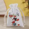 Bolsas Creativas de Dulces para Regalo de Graduación con Cierre de Cordón DIY Hermosas Palabras Bolsas Pequeñas de Tela Bolsas de Empaque para Recuerdos