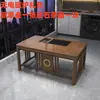 Novo Estilo Chinês Varanda Madeira Maciça Apartamento Pequeno Mesa de Chá e Conjunto de Cadeiras Sala de Estar Mesa de Café Kung Fu Conjunto para Casa Estação Integrada para Preparo de Chá