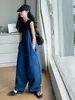 Conjunto de Petos de Verano para Niñas Mayores, Atuendo de Verano Elegante y a la Moda para Niños, Mono Casual Ligero de Moda
