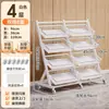 Estante Móvil de Piso para Frutas y Verduras Frescas de Ciudad, Exhibidor de Frutas y Verduras, Cesta Inclinada para Tienda de Frutas y Verduras, Estante de Almacenamiento de Cocina