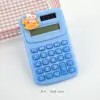 Calculadora Gatinho Desenho Animado Fofo, Mini Computador Portátil para Uso no Escritório, Estudo de Estudante, Computador Pequeno e Estiloso