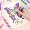 Pintura de Bolígrafo con Efecto Especial Fruta Azul Destello Color para Notas Estudiantiles Color de Superposición Marcador Fluorescente para Diario Infantil Pincel Destello
