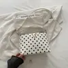 Bolso de mano con nuevo estampado de lunares transfronterizo, moderno y versátil, bolso de hombro y cruzado de gran capacidad, elegante bolso para el día a día