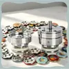 Máquinas para hacer insignias de metal, moldes, insignias, imanes para refrigerador, materiales, suministro directo de fábrica transfronterizo de accesorios para máquinas culturales y creativas