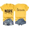 Mañana No Parece Amazon Ebay Sitio Independiente Camiseta Casual de Moda para Mujer con Cuello en V y Mangas Cortas