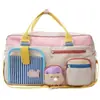 Bolsa esportiva casual para fitness no atacado, bolsa de viagem exclusiva e de nicho estilo dopamina, bolsa de bagagem de grande capacidade para viagens curtas