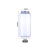 Lata Botella 500ml Transparente PET Sub-Botella Tapa de Aluminio Botella de Plástico Embalaje Botella Lata de Coca Cola Botella de Bebida