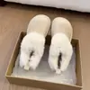 Botas de Neve de Pelo com Solado Grosso para Aumentar a Altura para Mulheres 2026 Novo Inverno Aveludado Espesso Birkenstock Slip-on Sapatos de Algodão Sapatos Femininos