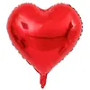 Globo de aluminio de amor de 18 pulgadas decoración para boda Día de San Valentín Día de Año Nuevo globo para diseño de habitación de boda globo de papel de aluminio en forma de corazón
