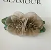 Rede de cabelo floral vintage para mulheres, adequada para profissionais de banco e hotel, rede para coque de enfermeira, elástico de cabelo para a nuca, acessório de cabelo