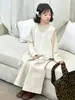 Vestido de Primavera para Niñas 2025 Nuevo Estilo Traje de Moda para Niños Grandes Único Súper Atractivo Moda de Primavera y Otoño para Niños Ropa Fresca