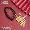 Nuevo colgante de oro vietnamita estilo palacio hueco palabra de la suerte collar de ábaco femenino marea nacional joyería que no se decolora al por mayor