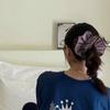 Gomas para el pelo de rayas de alta gama coreanas, Sujetadores de pelo simples y versátiles, Accesorios de moda para moños, Diademas