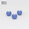 Cuentas Sueltas de Cerámica Jingdezhen Color Caramelo de 8 mm Esmalte de Color Material para Tejer Joyería DIY Pulsera Personalizada