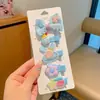Pinzas para el pelo de niños para bebés y lactantes, pinzas para el pelo totalmente cubiertas de tela, lindas pinzas BB que no dañan el pelo, adecuadas para niñas con pelo fino y pelo de bebé