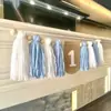 Suministros para decoración de escenas, banderas, decoraciones para fiestas de cumpleaños, tela colgante, banderas coloridas, pancartas de cumpleaños, accesorios para fotos de bebé de un año