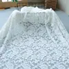 Tela de Encaje de Malla Blanca Cortina Tela de Fondo para Fotos de Boda Mesa de Comedor Vestido Ropa