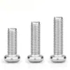 Tornillos para Máquina de Acero Inoxidable Yb818 con Cabeza de Cruz Tornillos de Cabeza Redonda de Acero Inoxidable 304 Tornillos para Máquina de Cabeza Redonda Pm M1.6-M8