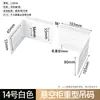 Conector de Esquina para Gabinete de Baño Antióxido Ángulo de Hierro Galvanizado Colgante Ángulo Recto Código de Esquina Engrosado Soporte de Fijación Colgador en Forma de Z