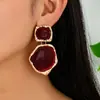 Pendientes Irregulares Audaces de Estilo Europeo y Americano con un Toque de Lujo, Pendientes Versátiles Retro de Nicho, Accesorios para Orejas Modernos para el Viaje Diario