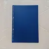 Venda Direta de Fábrica Capa Colorida de PP para Folhas Soltas A4/B5/A5 Capa Protetora de Encadernação Encadernação de Folhas Soltas 30 Furos 26 Furos 20 Furos
