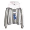 Juego Más Vendido RainbowFriends Sudadera Periférica de Rainbow friends para Mujer con Tirante Off-shoulder Sudadera con Capucha Falsa de Dos Piezas