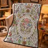 Manta para Dibujar DIY Mandala Bohemio Blanco y Negro Dibujo a Línea Tapiz para Colorear Decoración del Hogar Manta de Playa para Yoga