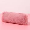 Celebridade da internet fofo bolsa de pelúcia para lápis armazenamento bolsa de papelaria TikTok mesma menina coração estojo para lápis em estoque atacado