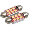 Lámpara de Doble Punta 3030 6 Luces Lámpara de Techo Corriente Constante Camión Coche Interior LED Decodificación Bombilla de Lectura Modificada 12-24V