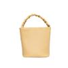 Venta al por mayor transfronteriza Nicho Estilo Simple Color Sólido Bolso de Cubo Portátil para Mujer Viajera Versátil Moda Clásica Ligero Bolso Bandolera