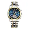 Reloj Mecánico Oubogeya para Hombre Hueco Modelo Nuevo Reloj para Hombre Completamente Automático Marca Reloj de Negocios Al por Mayor
