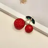Encanto Popular Transfronterizo de Amazon para Bolso de Cereza Creativa con Pedrería Colgante para Coche Accesorio para Llavero DIY