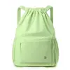 Mochila de Cordão Grande Capacidade Genuína Simples da Moda Estilo Coreano Encomenda Personalizada para Mulheres Esportes ao Ar Livre Viagem Mochila de Cordão
