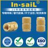 Ibb-Iba-Ibc-04200 # 10-32 # 6-32 # 4-40 Porca de Cobre para Injeção Furo Cego Porca Serrilhada