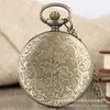 Nuevo Reloj de Bolsillo de Cuarzo Más Vendido, Reloj de Bolsillo Grande de Resina Bronce Vintage con Patrón Temático de Zelda