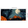 Banner de Halloween Tela Fluorescente para Colgar en la Puerta del Garaje para Celebrar la Noche de Halloween Decoración de Fiesta Tela de Fondo Dropshipping