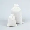 Bolsa de lino de imitación de punto de fábrica bolsa para joyas bolsa de regalo para joyas bolsa de brocado bolsa pequeña de tela bolsillo para manojo de pulseras de cuentas venta al por mayor